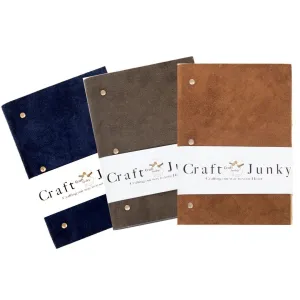 Craft Junky Soft Cover Suede Leather Diary
