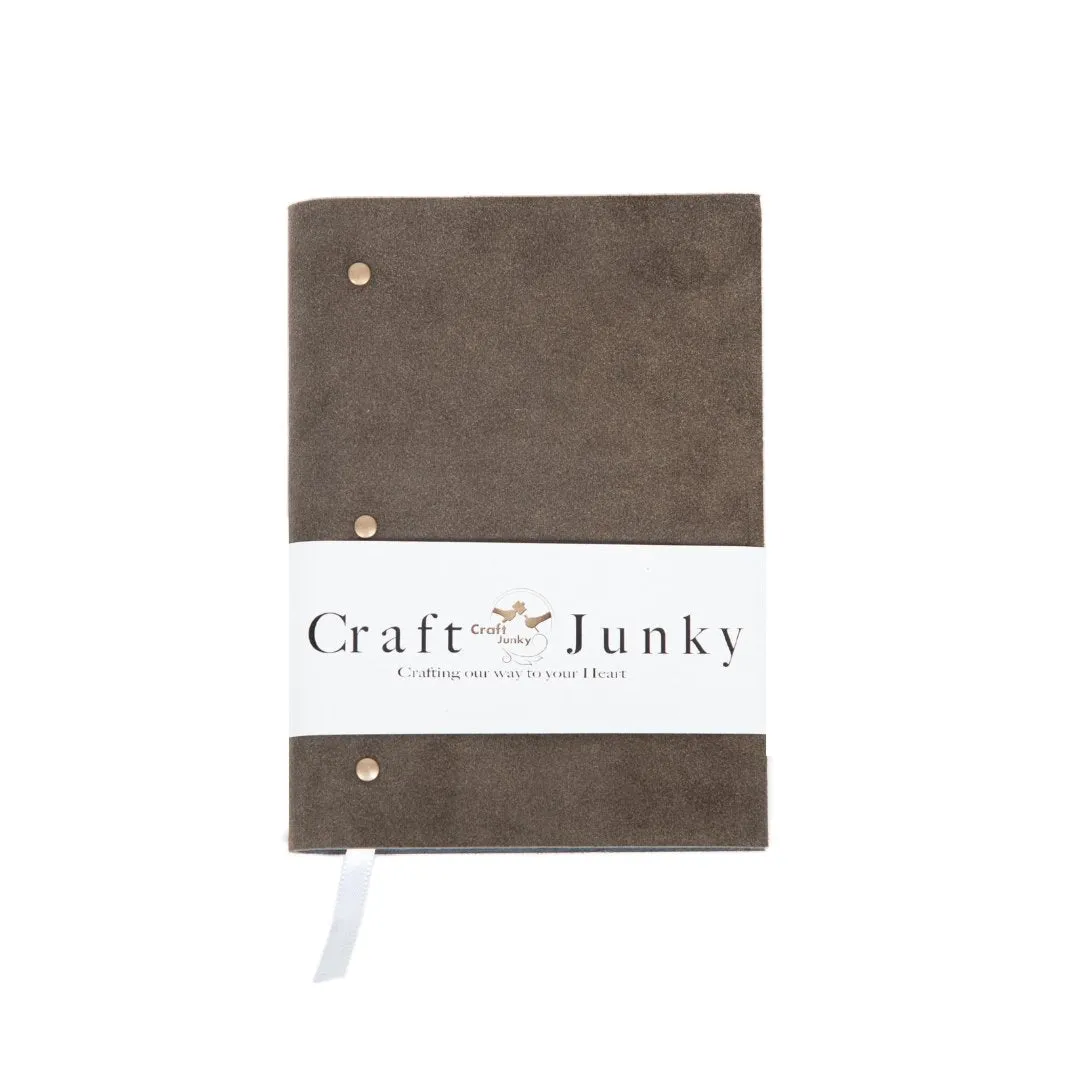 Craft Junky Soft Cover Suede Leather Diary