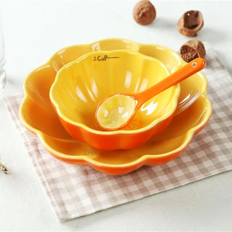 Creative Fruit Bowl Cute Tableware Hand Painted Ceramic Bowl