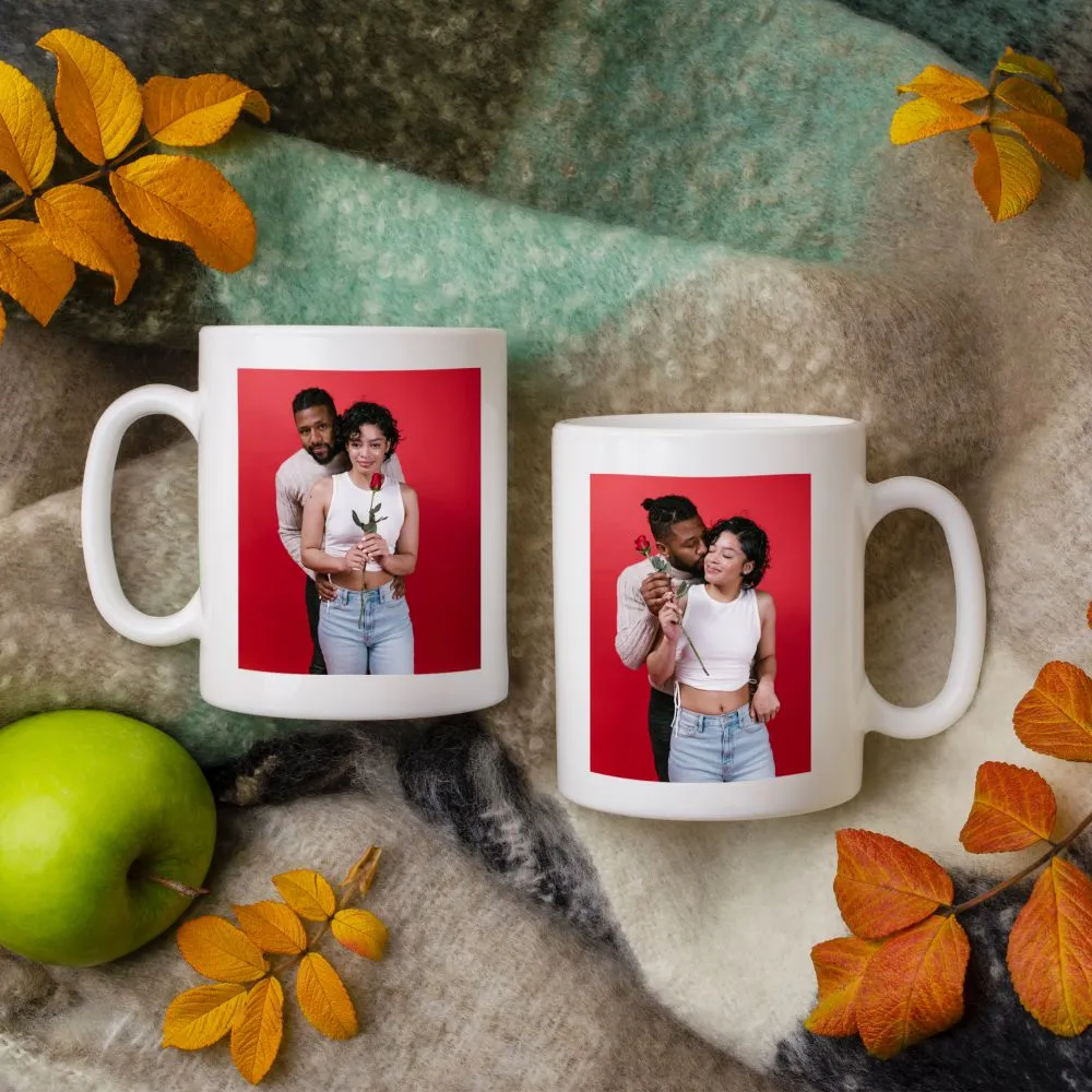 Custom Photo Print White Coffee Mug