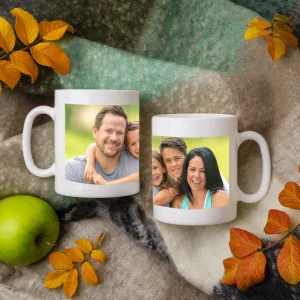 Custom Photo Print White Coffee Mug