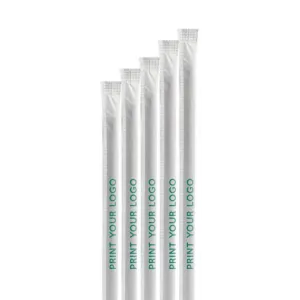 Custom Print ECO-Friendly Paper Wrapped Drink Straws
