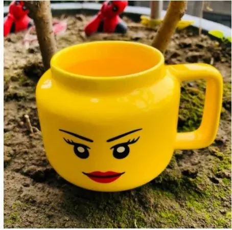 Cute Smiling Face Cartoon Coffee Mugs