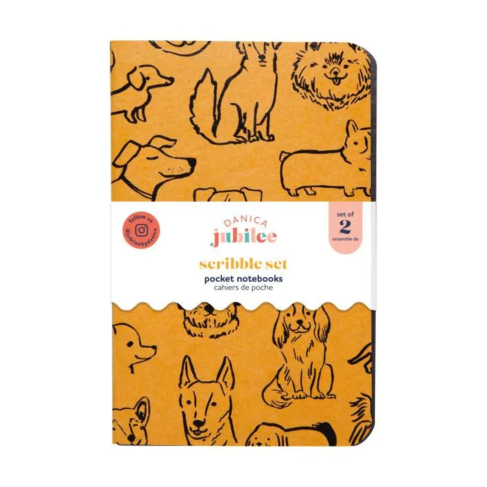 Danica Jubilee Pocket Notebooks Set of 2 - Dog Park