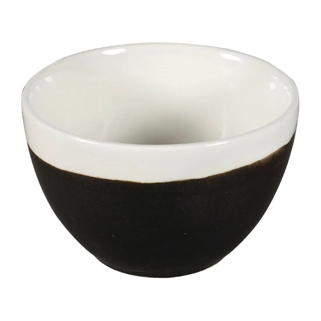 DY172 Churchill Monochrome Profile Open Sugar Bowls Onyx Black 230ml (Pack of 12)