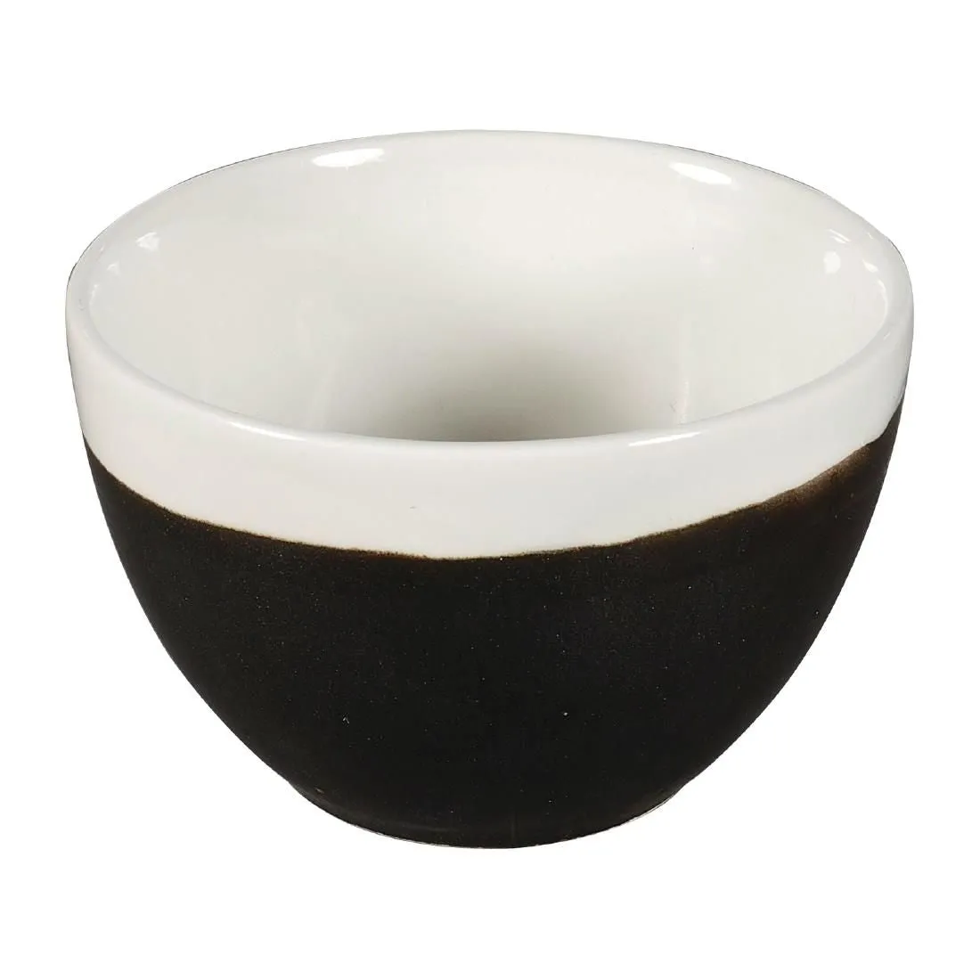 DY172 Churchill Monochrome Profile Open Sugar Bowls Onyx Black 230ml (Pack of 12)
