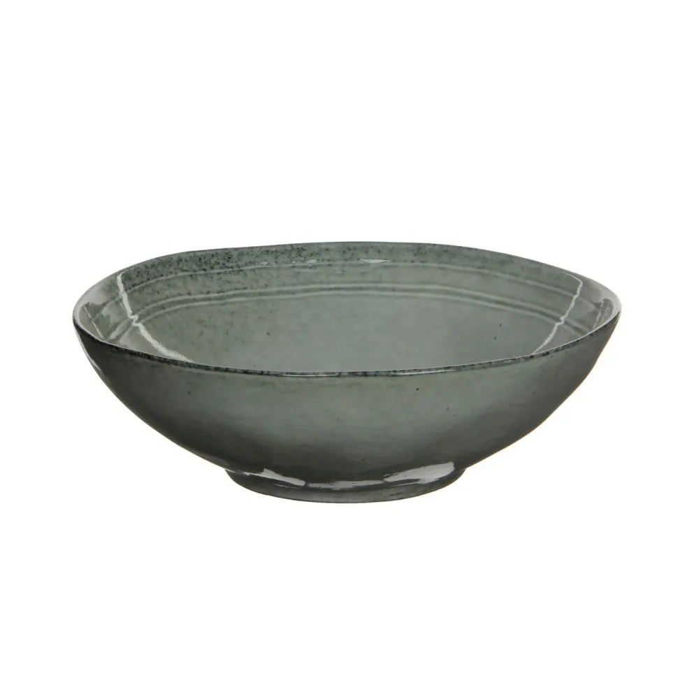Edelman 23cm Grey Tabo Glazed Ceramic Bowl