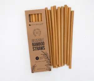 Envirosax | Bamboo Drinking Straws | Pack Of 12