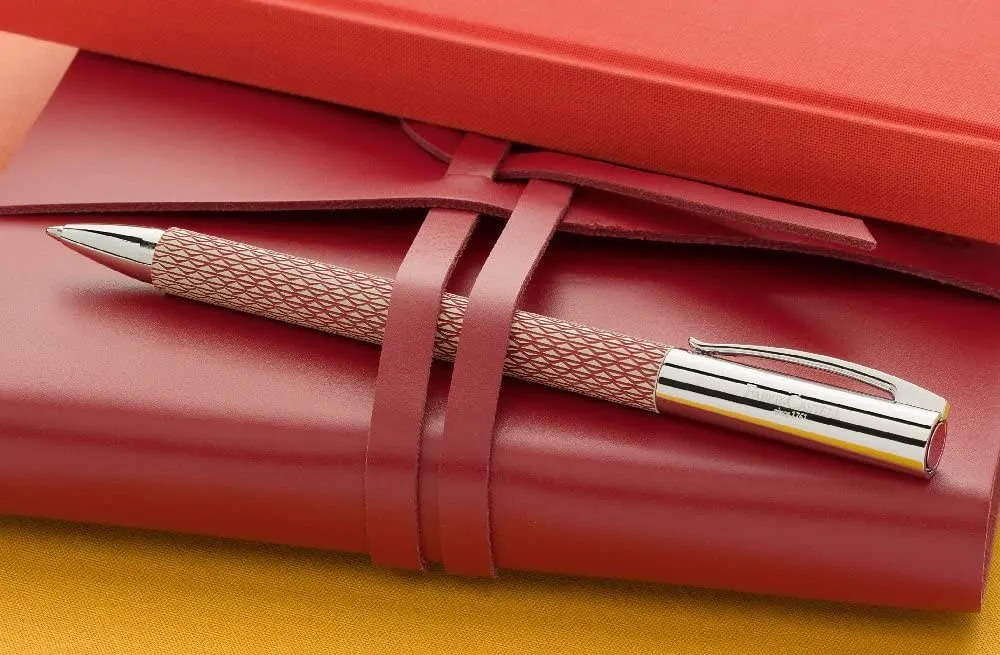 FABER-CASTELL Ballpoint pen AMBITION OpArt Safran