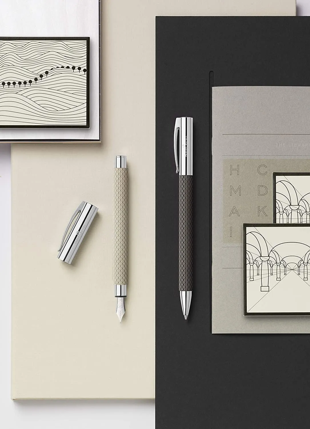 FABER-CASTELL BP Ambition OpArt "White Sand"