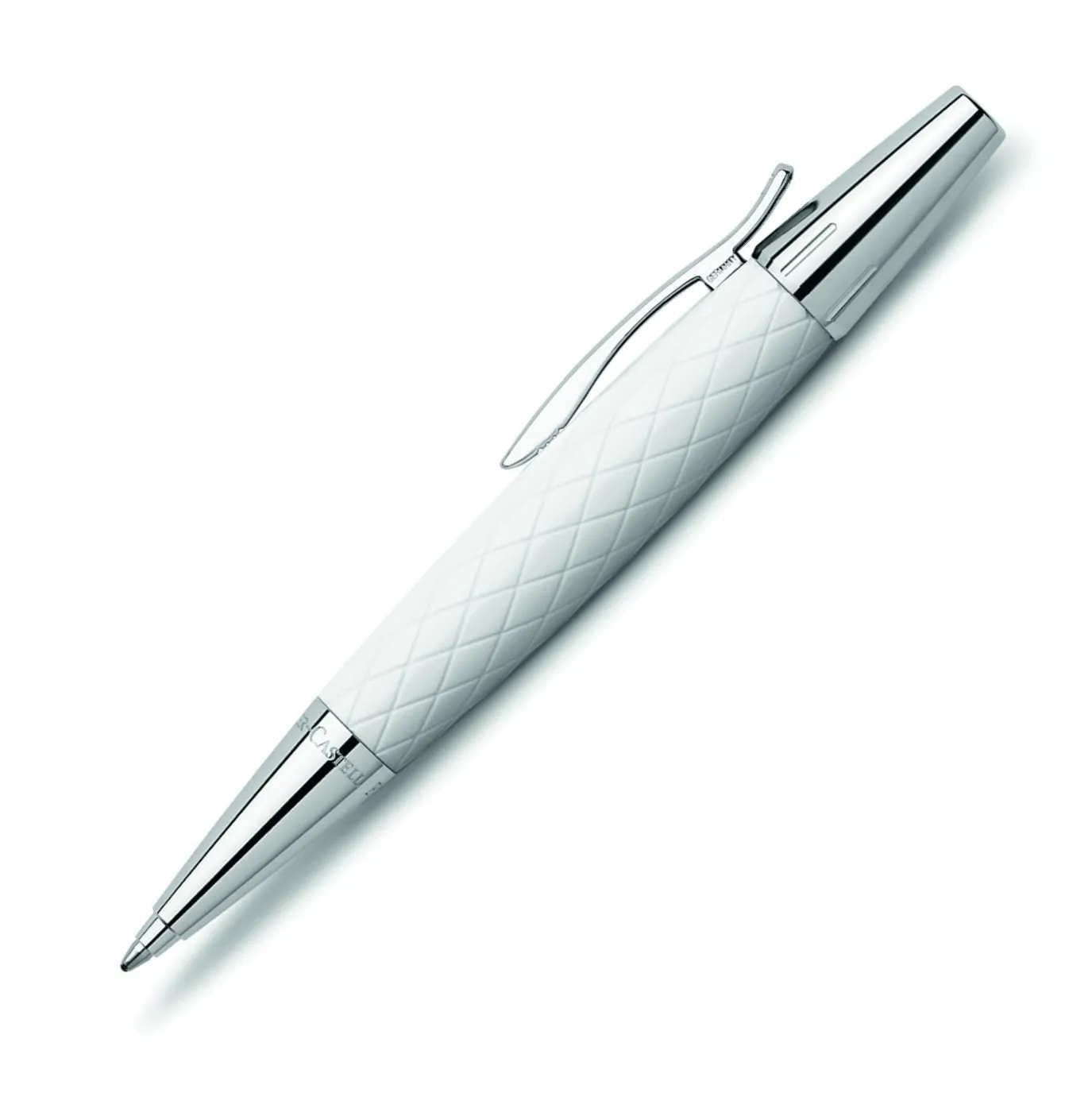 FABER-CASTELL B/PEN EMOTION RHOMBUS WHT