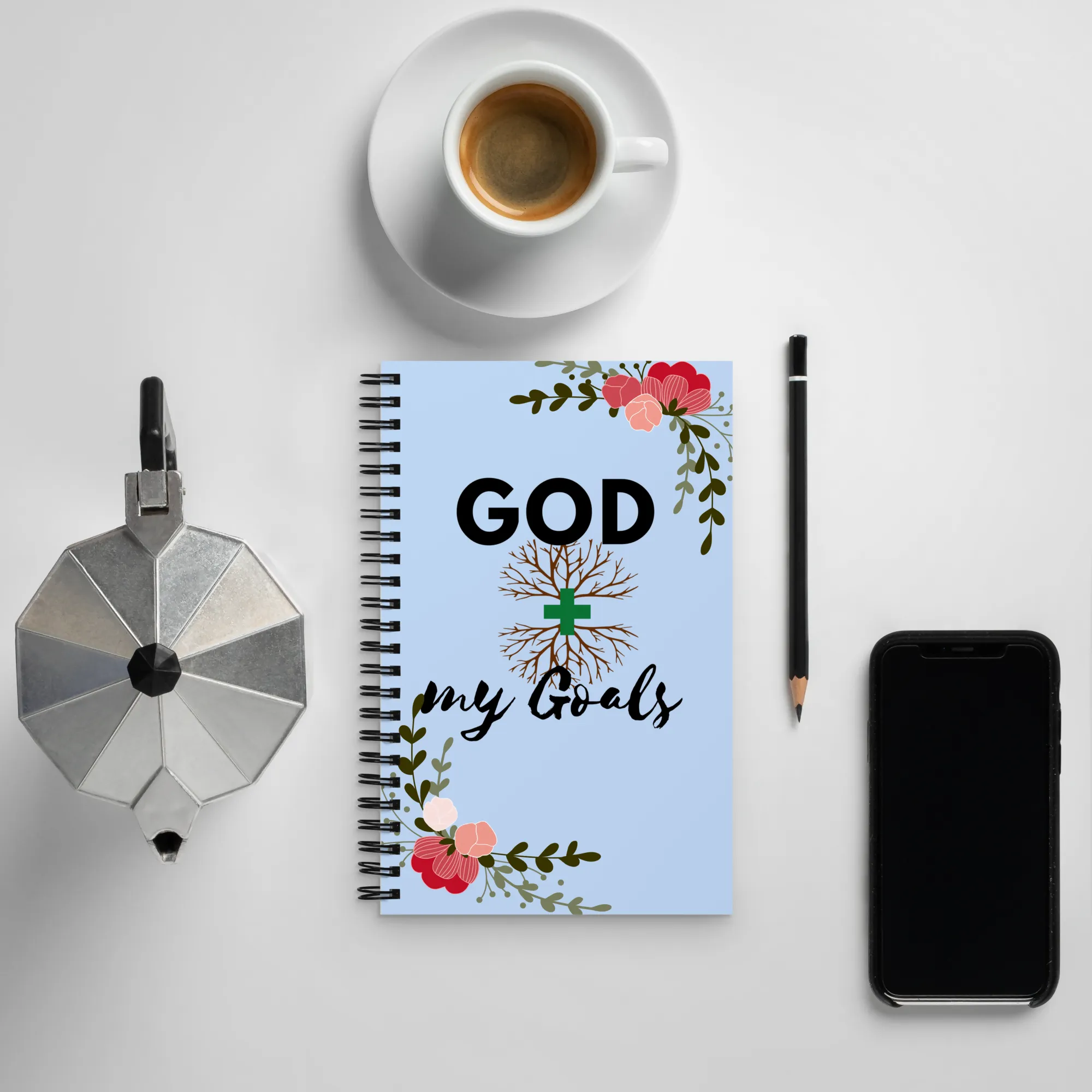 Faith makes everything possible notebook