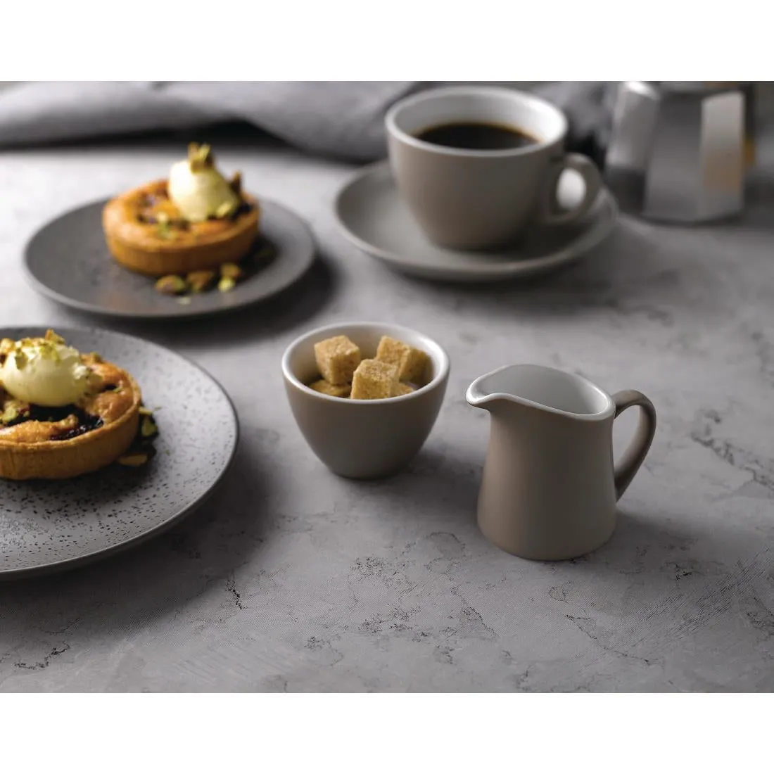 FC202 Churchill Menu Shades Sugar Bowls Smoke Grey 70mm (Pack of 6)