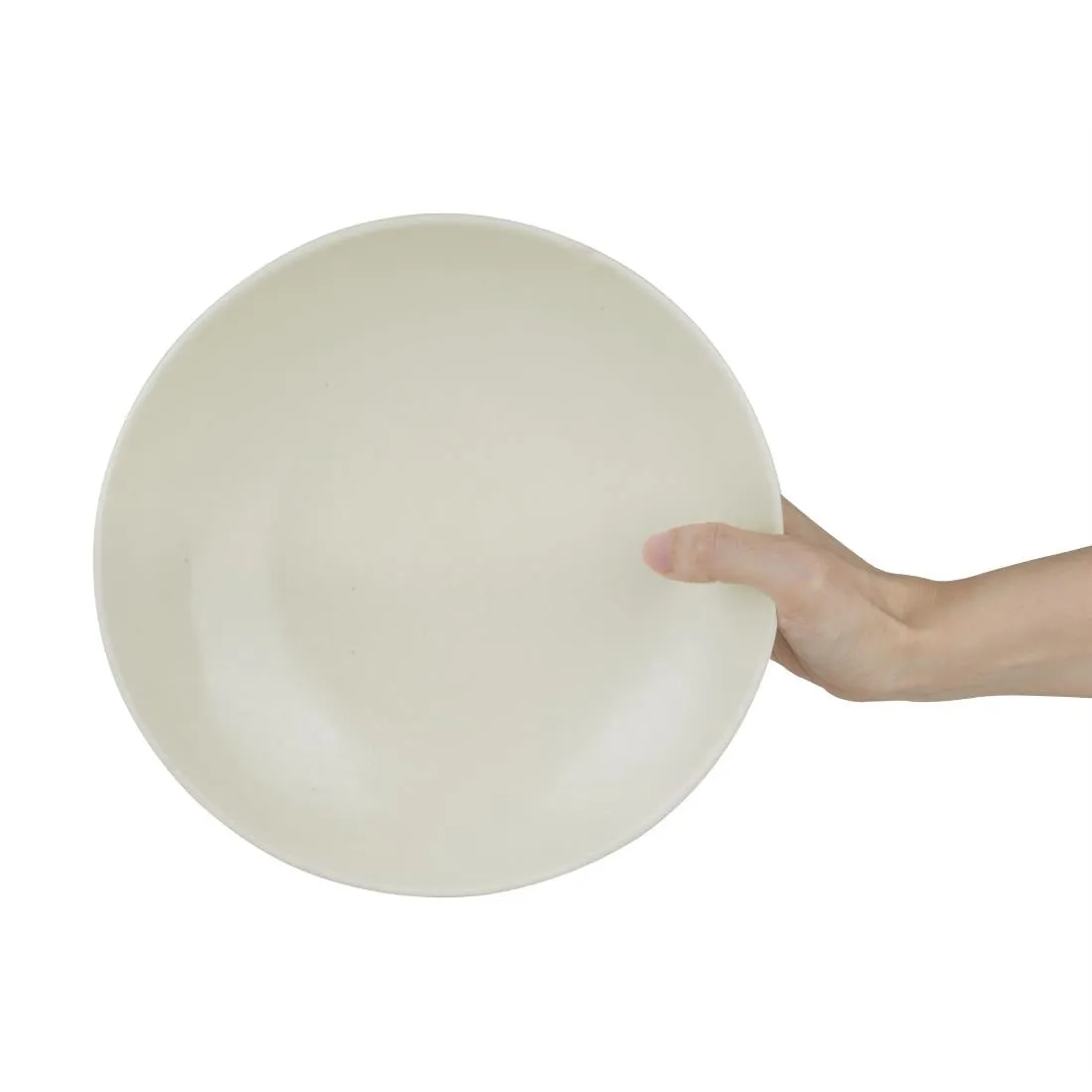 FC704 Olympia Build-a-Bowl White Flat Bowls 190mm (Pack of 6)