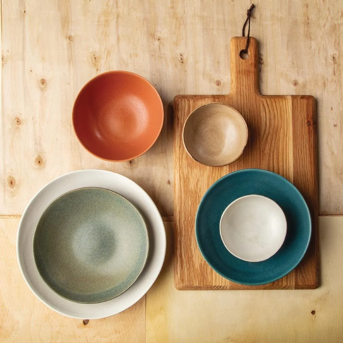 FC730 Olympia Build-a-Bowl Earth Deep Bowls 110mm (Pack of 12)