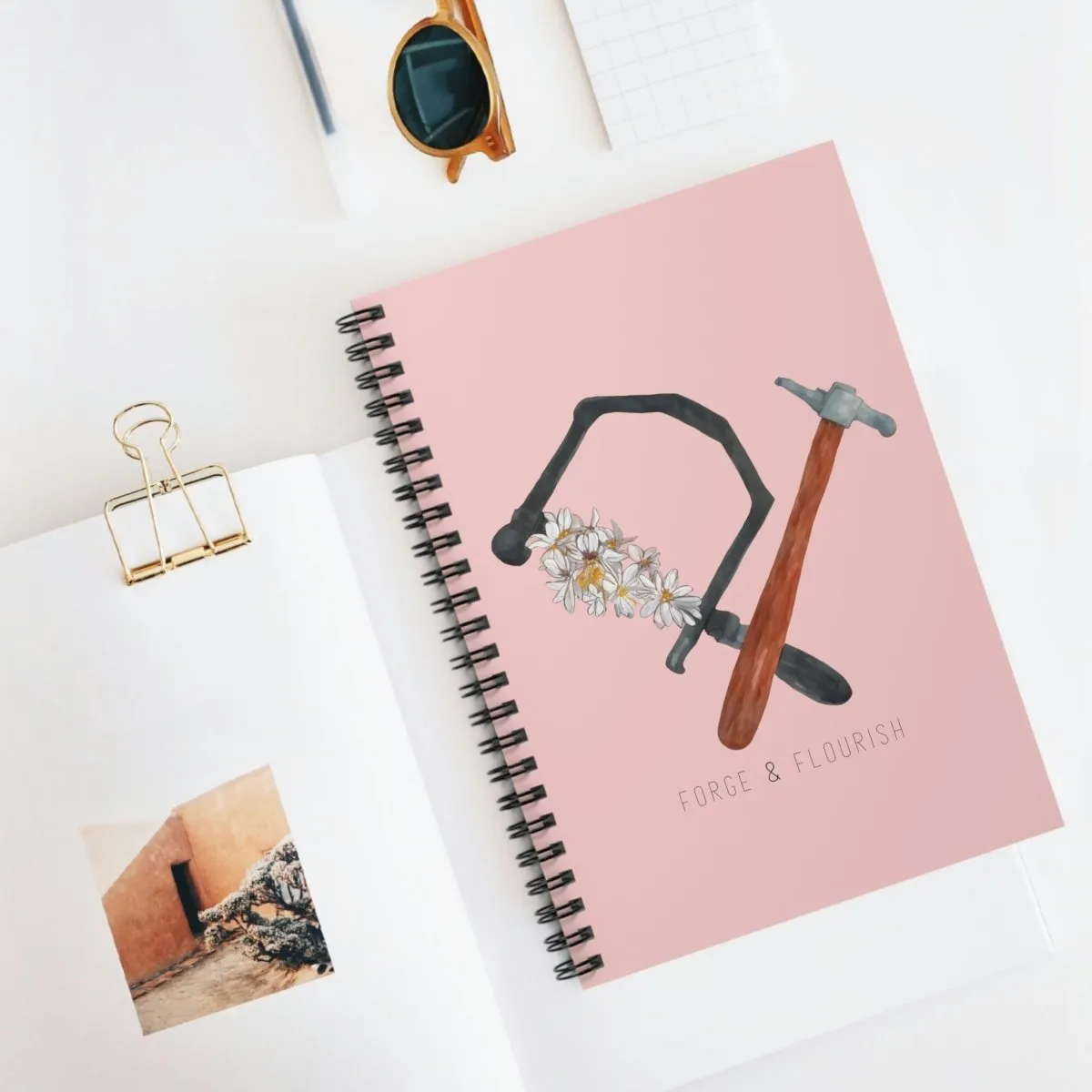 Forge & Flourish Spiral Notebook - Ruled Line