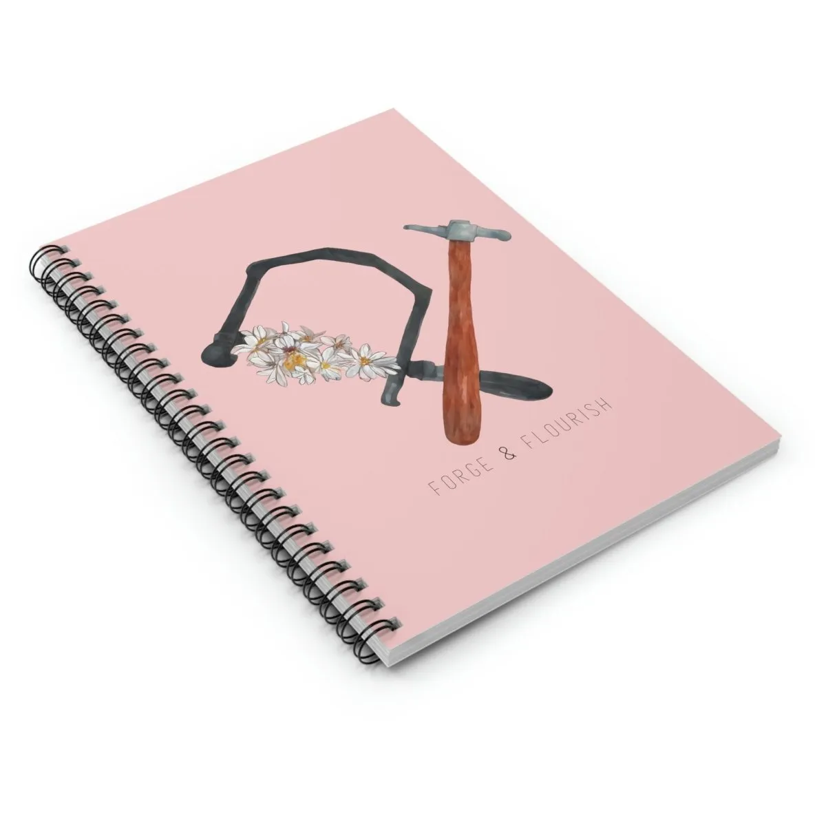 Forge & Flourish Spiral Notebook - Ruled Line
