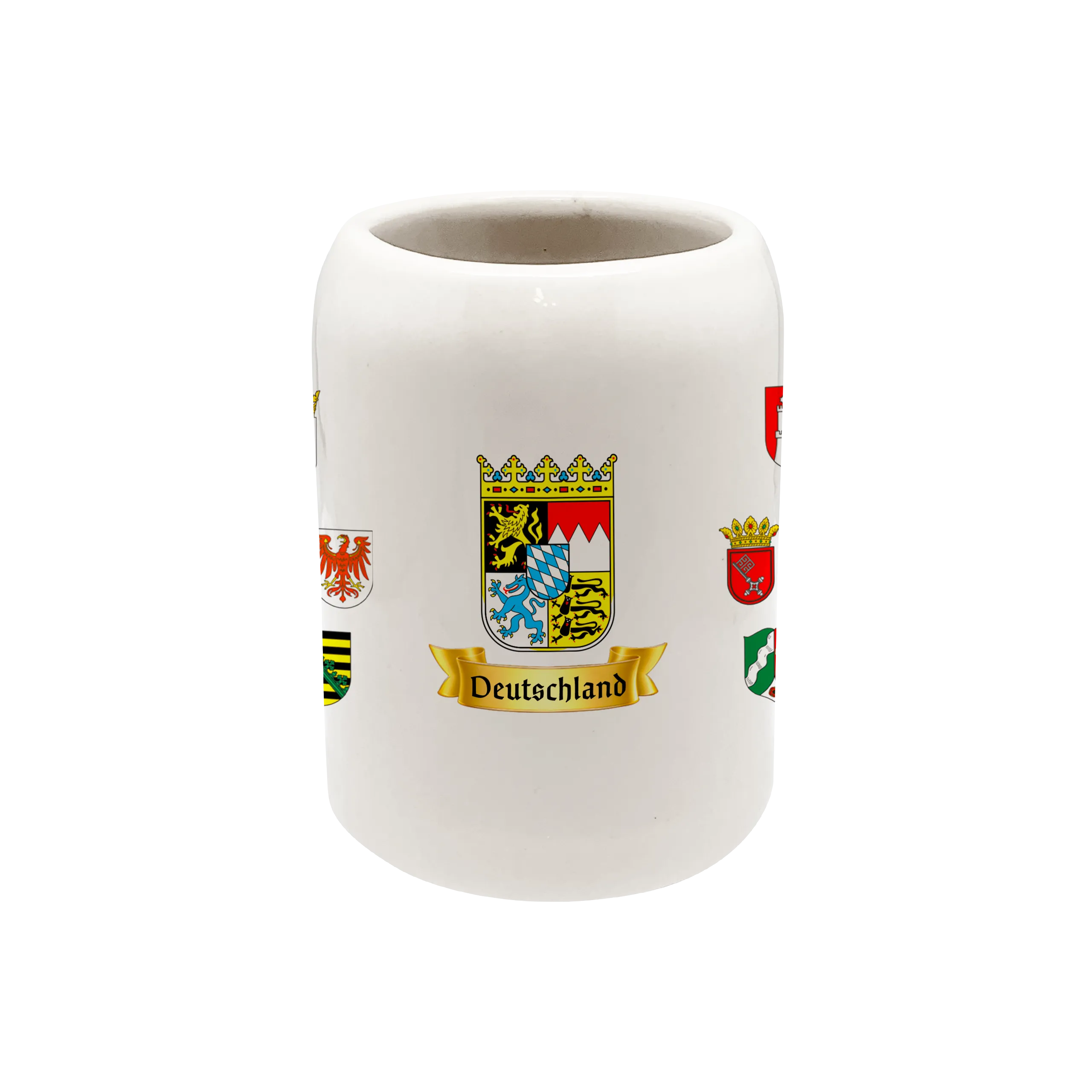 German Eagle Coat of Arms Stoneware Deutschland Coffee Mug| 12 oz