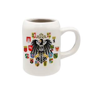 German Eagle Coat of Arms Stoneware Deutschland Coffee Mug| 12 oz