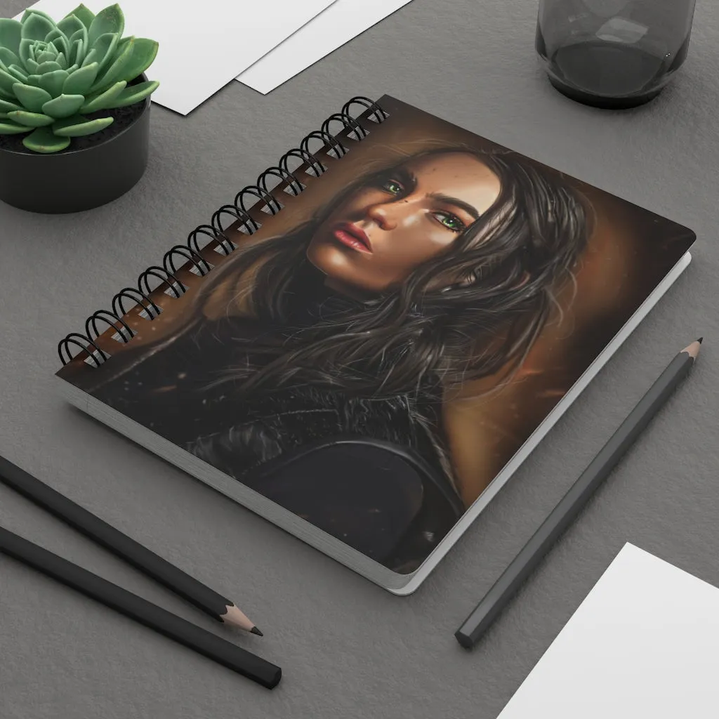 Girl Spiral Bound Journal