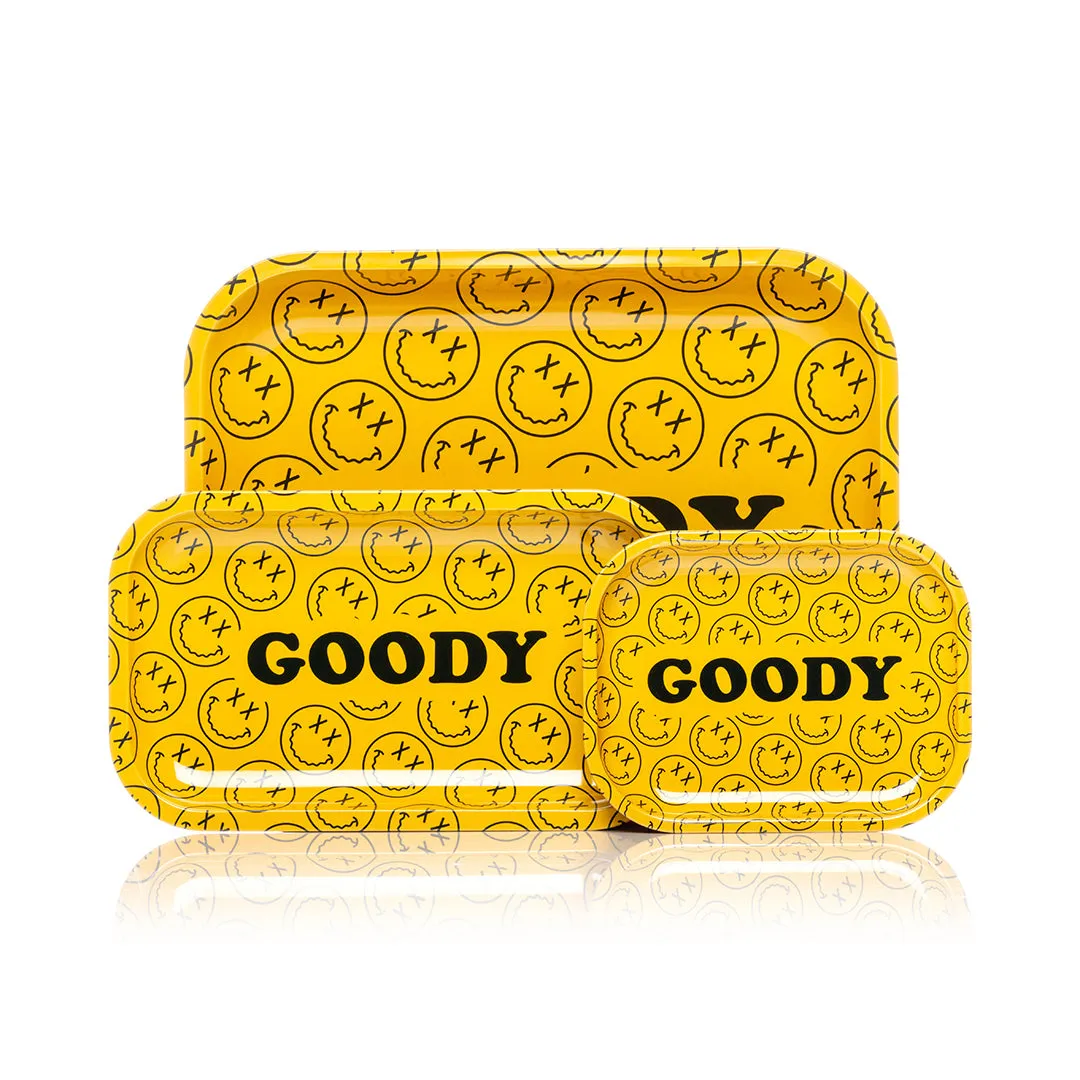 Goody Glass - Yellow Pattern Face Rolling Tray