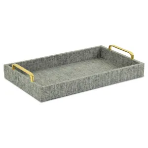 Gray Linen Tray