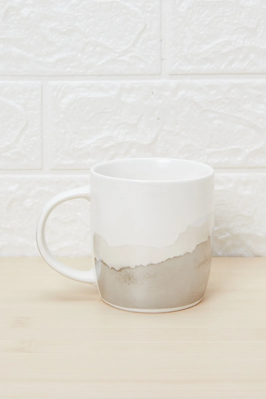 Grey Printed Gradient Mug