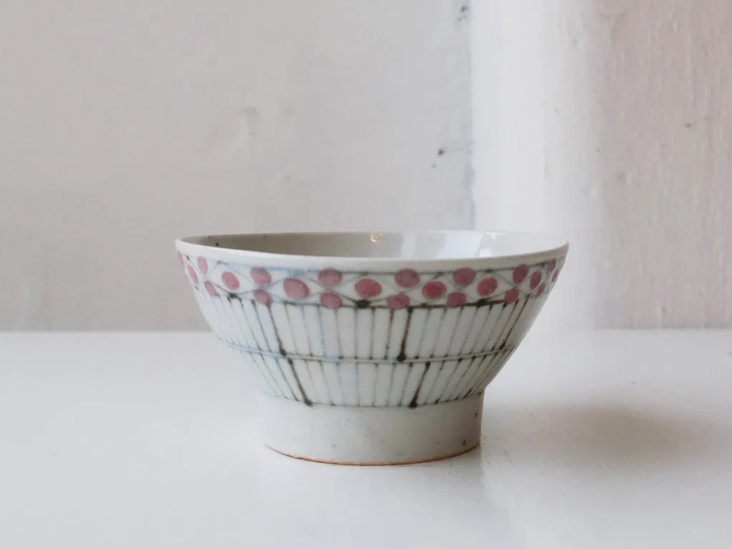 Hand painted Rice Bowls by Tōsai-gama