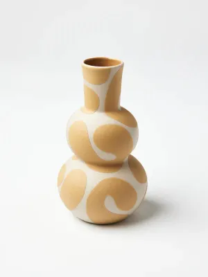 Happy Vase - Golden Curls