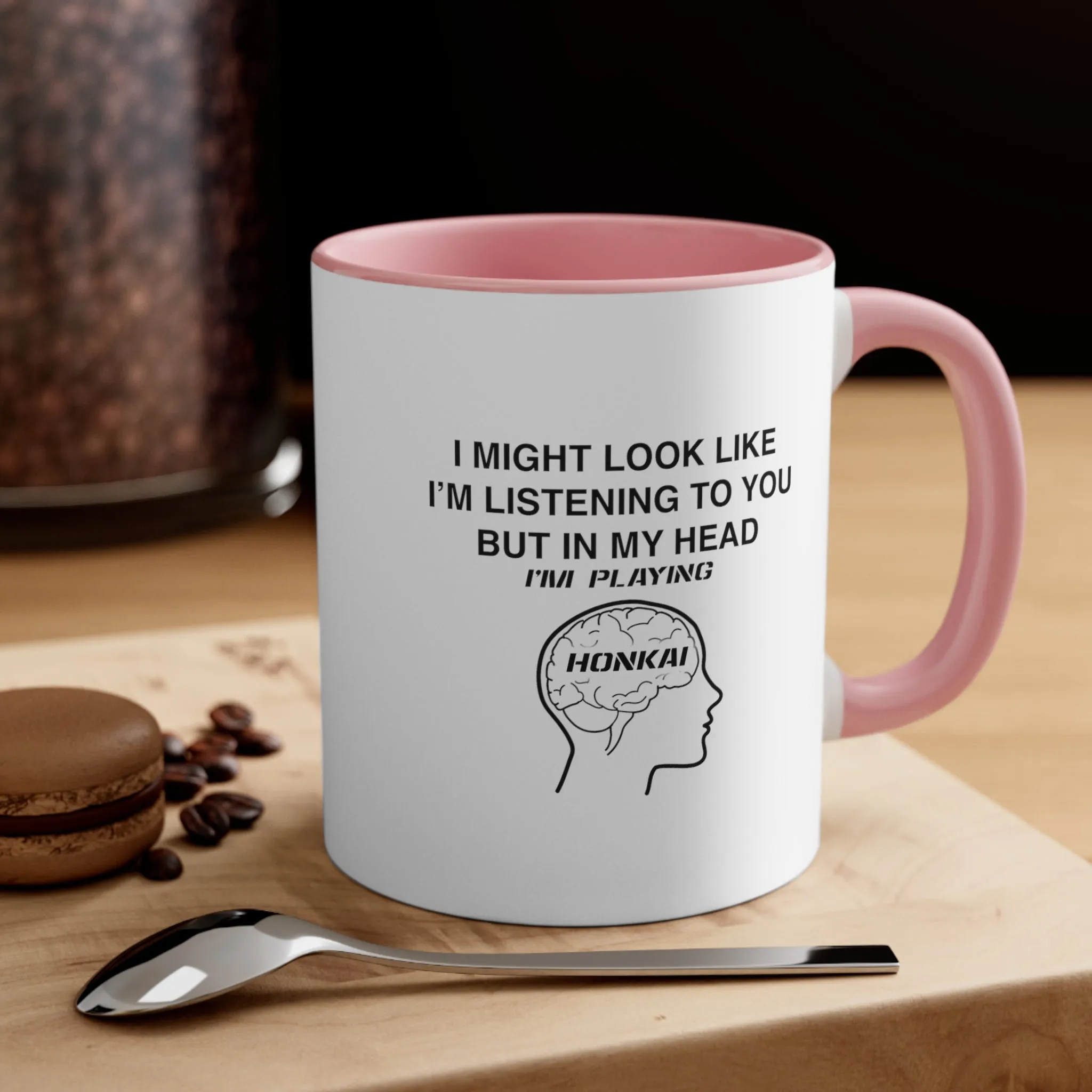 Honkai Funny Coffee Mug, 11oz Honkai Impact Honkai Starrail I Might Look Like I'm Listening Funny Humor Humour Joke Cup Birthday Christmas Valentine's