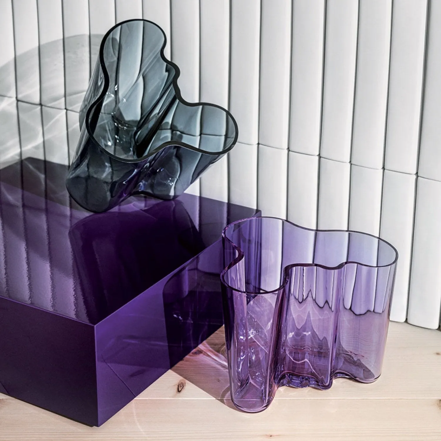 iittala | aalto savoy vase | grey 16cm
