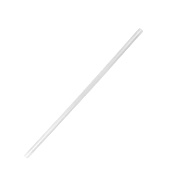 Karat Earth 7.75" Jumbo PLA Straw (5mm) Unwrapped, Clear - 2,000 pcs