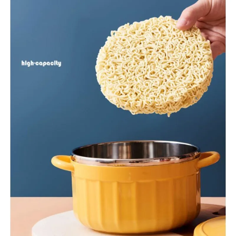 Kawaii Instant Ramen Bowl Set with Lid and Spoon