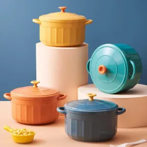 Kawaii Instant Ramen Bowl Set with Lid and Spoon