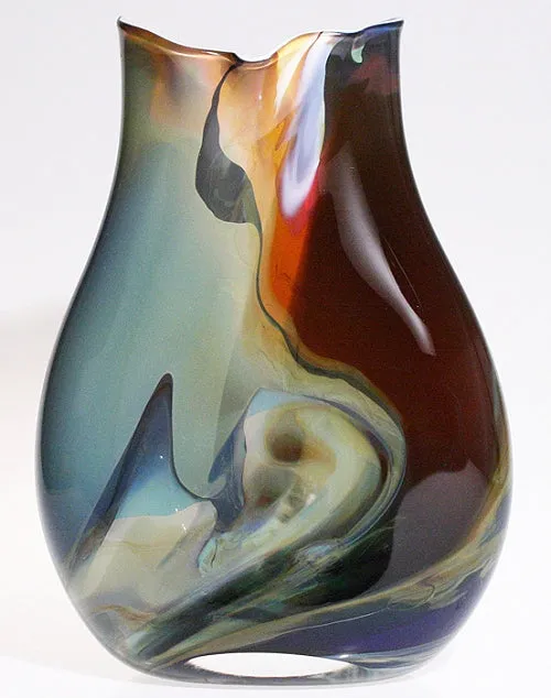 Kimono Flat Vase