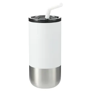 Lagom Insulated 16oz Stainless Steel Tumbler with Straw