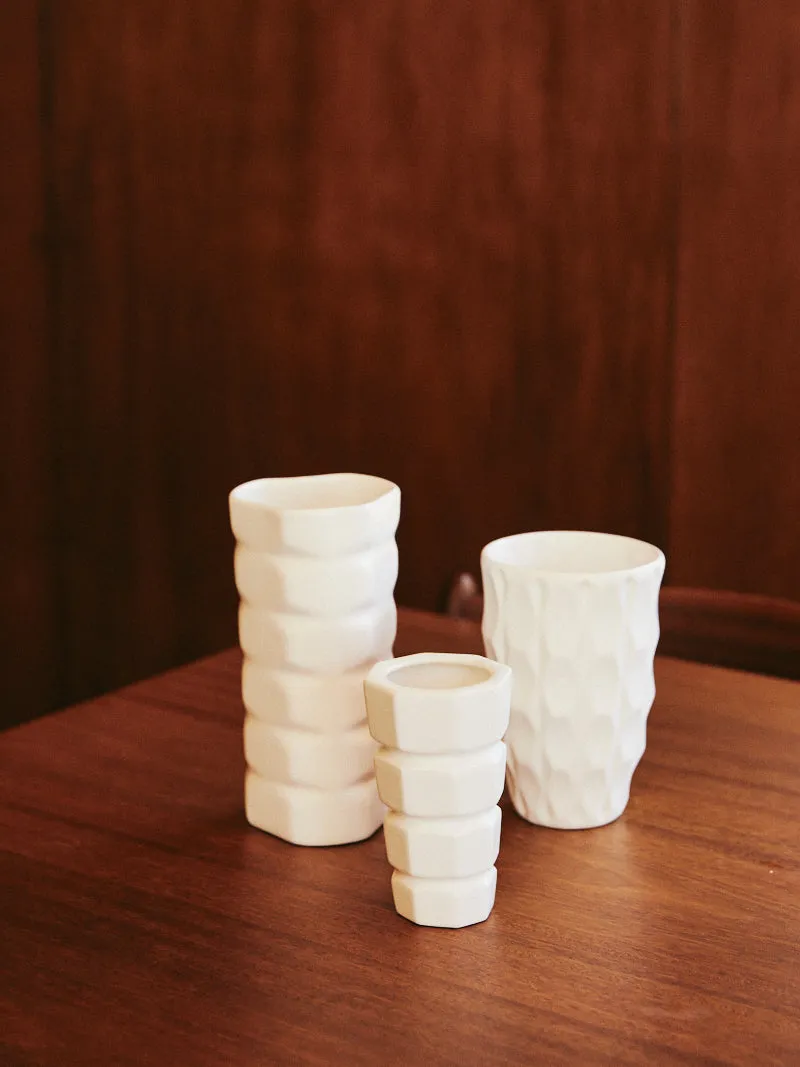 Large Facet Vase