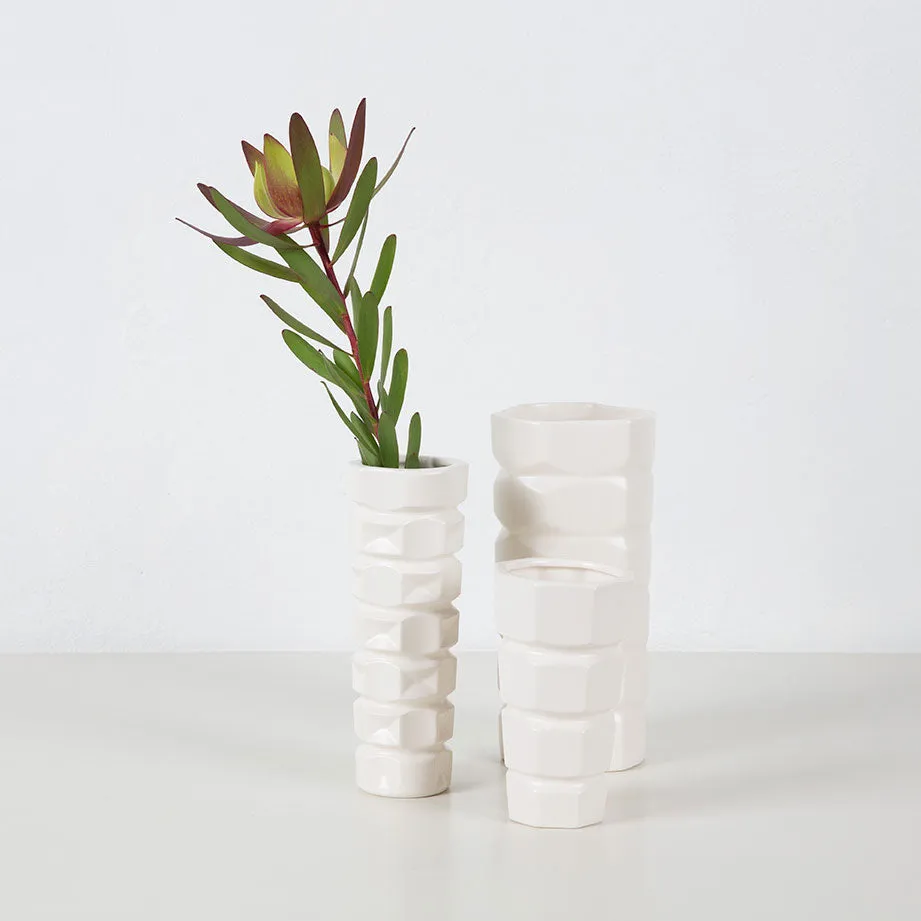 Large Facet Vase