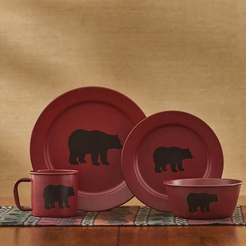 Linville Enamel Bear Mug Set