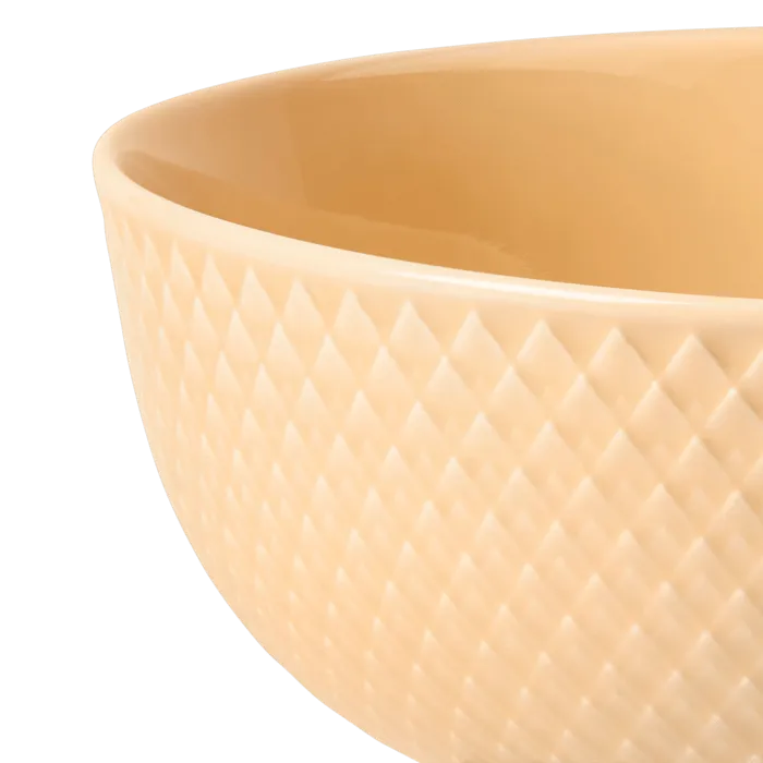 Lyngby Porcelæn Rhombe Color Bowl Set, Sand, Ø: 6.1", 4 Pcs.