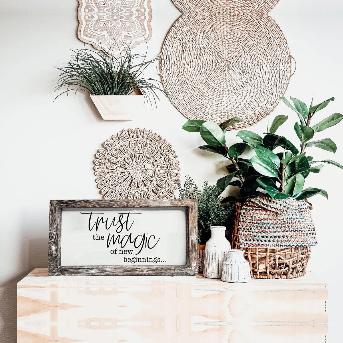 Magic of New Beginnings Sign