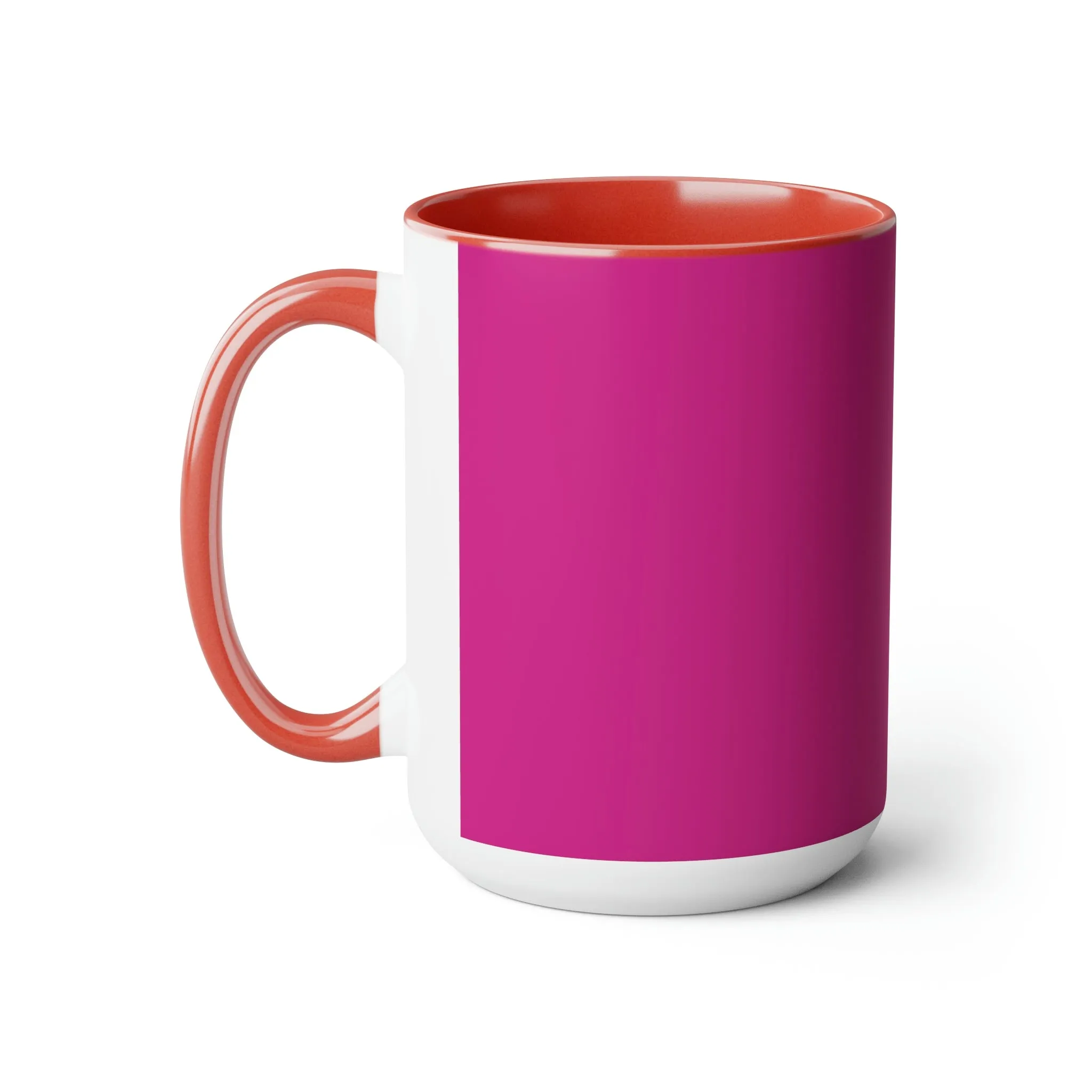 Makeup Horse POD Two-Tone Coffee Mugs, 15oz