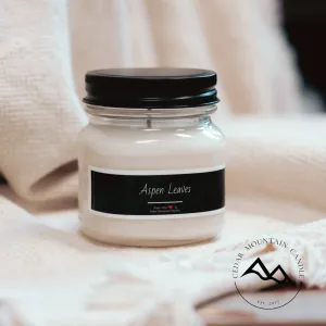 Mason Jar Candle: 6.5 oz / Molten Lava