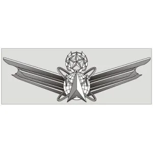 Master Air Force Space Badge Decal