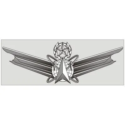 Master Air Force Space Badge Decal