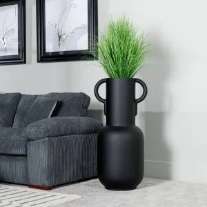 Matt Black Handled Planter - 106cm