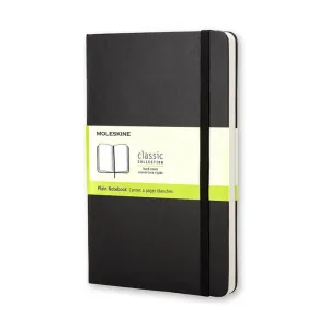 Moleskine Pocket Plain Hardcover Notebook - Black