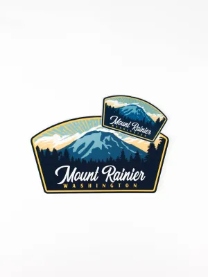 Mount Rainier, The Mountain's Out Sticker