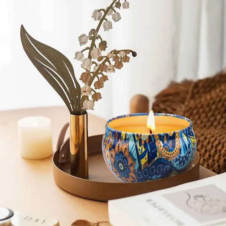 Natural Soy Wax Scented Candles- شموع معطرة