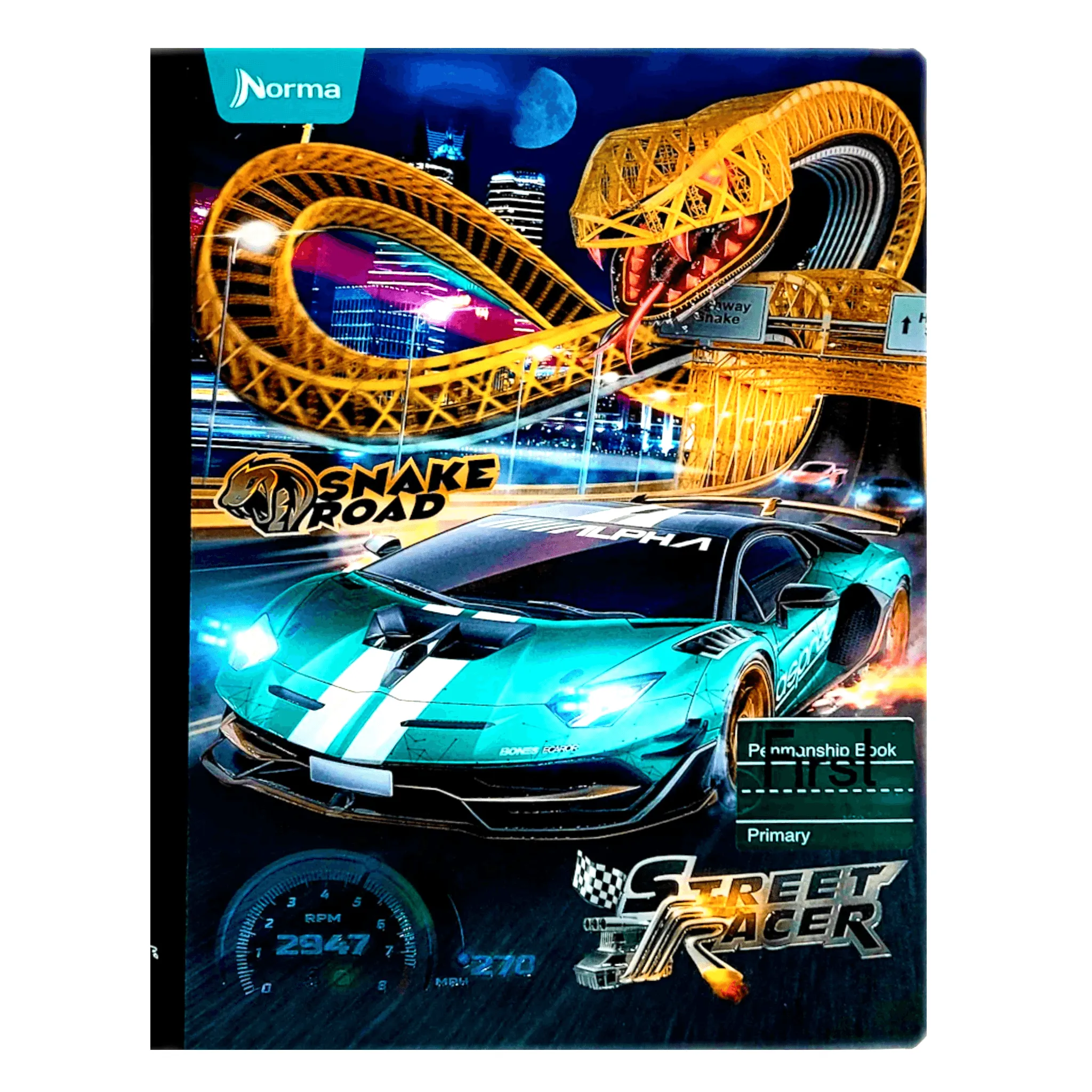 Norma Street Racer Calligraphy Notebooks - First
